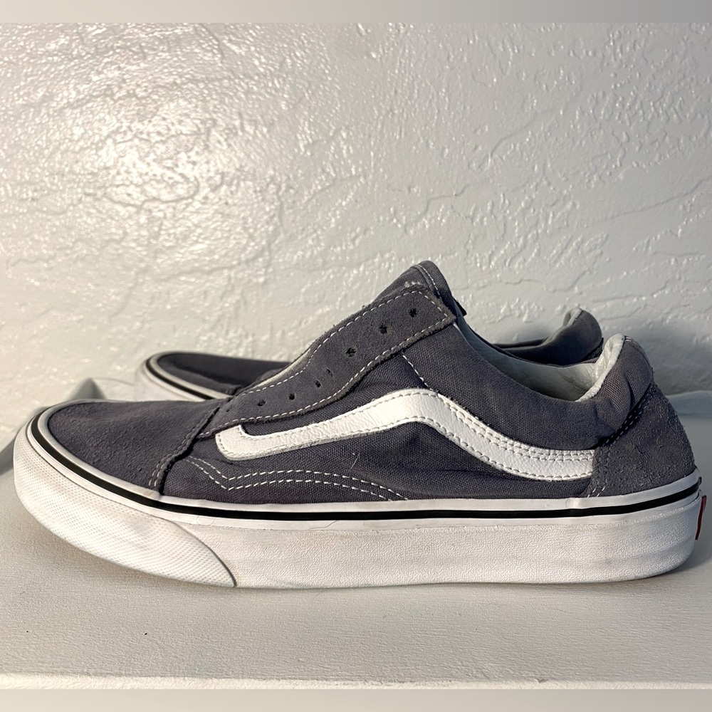 Vans. Size 7.5. Steel blue color.